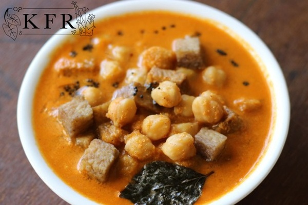 Chickpeas Curry (chane gashi)