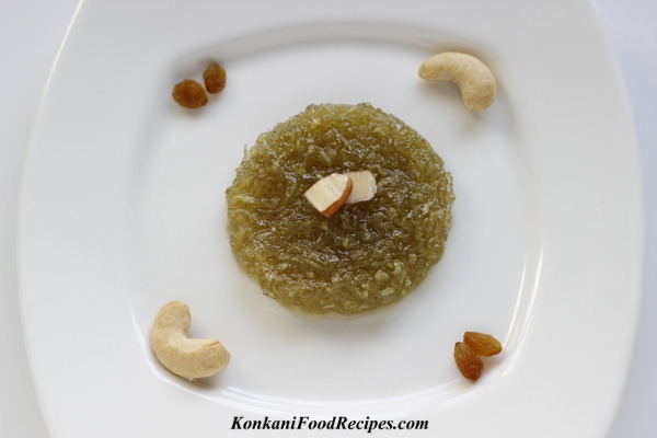 Bottle gourd Halwa (Gardudde Halwa)