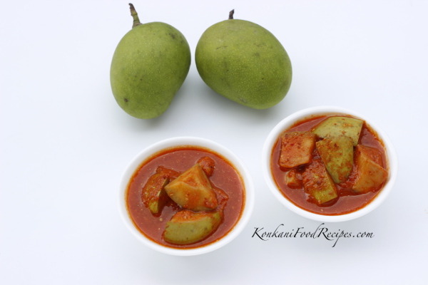 Raw Mango Pickle (Ambuli Nonche, Karmbi Nonche)