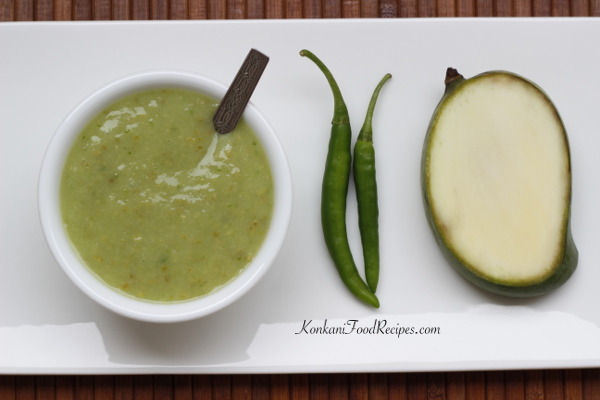 Raw Mango Gojju (Mavinakayi Rambana)