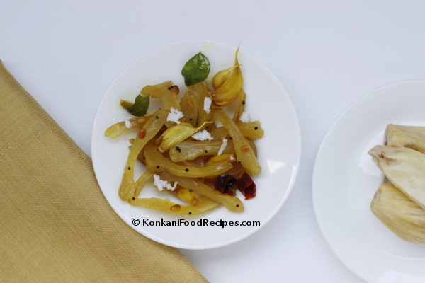 Pickled Raw Jackfruit Stir Fry (Salla Upkari)