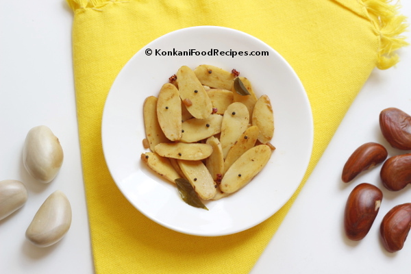 Jackfruit Seed Stir Fry Recipe (Bikanda Upakari)