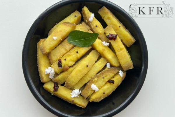 Raw Banana Stir Fry (Kele Upakari Recipe)