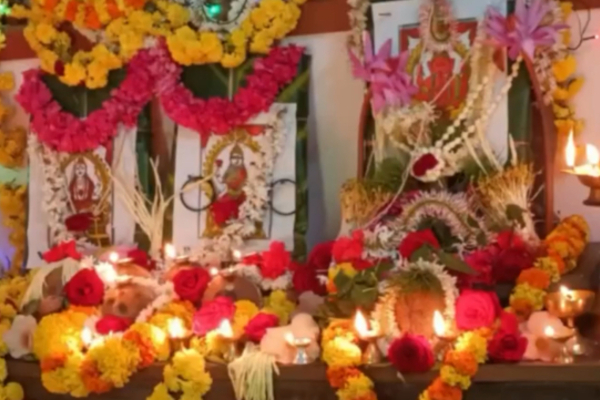 Gowri Pooja - Vayna Pooja Lunch In GSB Konkani Homes